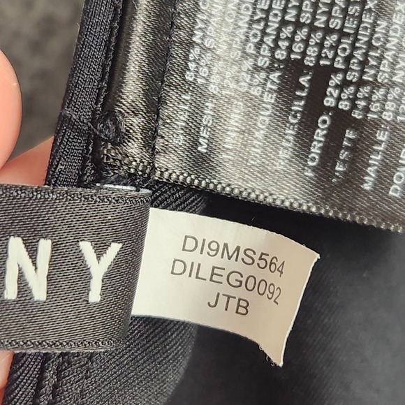 DKNY swimsuit one piece Womens Size 6 Black Studded Pearls - Picture 5 of 5